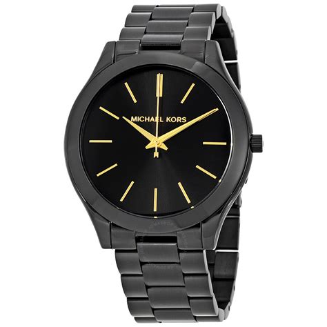 michael kors slim black runway watch|Michael Kors slim runway smartwatch.